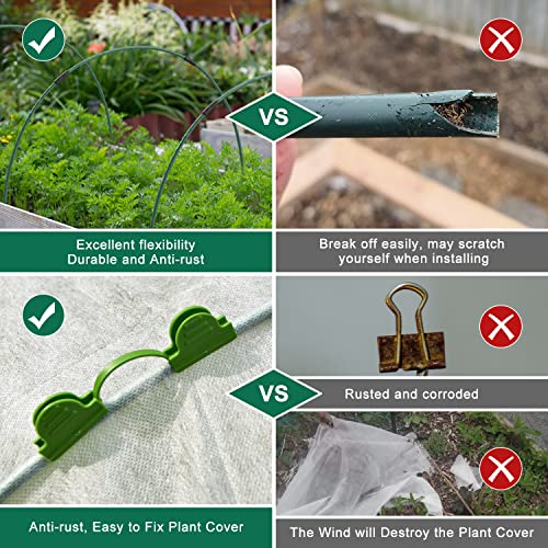 Kuptone Plant Covers Freeze Protection 10Ft x 30Ft Floating Row Co...