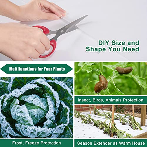 Kuptone Plant Covers Freeze Protection 10Ft x 30Ft Floating Row Co...