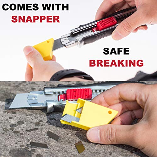 Retractable Box Cutter Utility Knife KUTIR - Easy SELF Loading Zin...