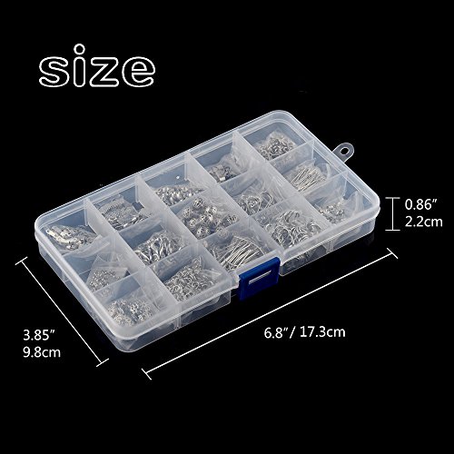 KUUQA Jewelry Making Kit Jewelry Findings Starter Kit Jewelry Bead...
