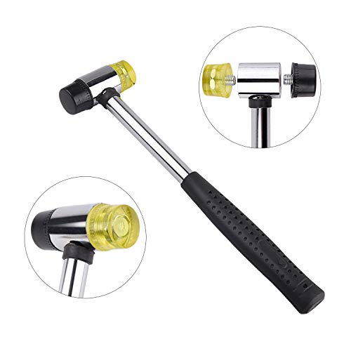 KUUQA Metal Ring Mandrel Ring Sizer, Ring Sizer Gauge Set, Rubber ...