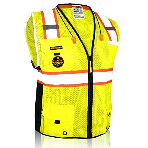 KwikSafety Charlotte, NC BIG KAHUNA 11 Pockets ANSI Class 2 OS...