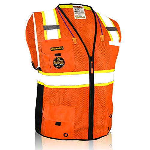 KwikSafety Charlotte, NC BIG KAHUNA 11 Pockets ANSI Class 2 OS...