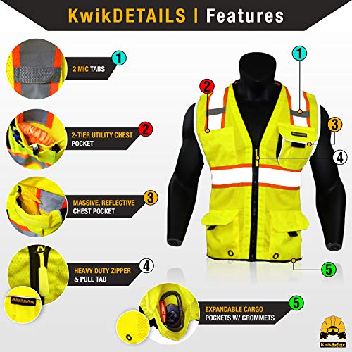 KwikSafety Charlotte, NC CLASSIC 10 Pockets Class 2 ANSI High ...