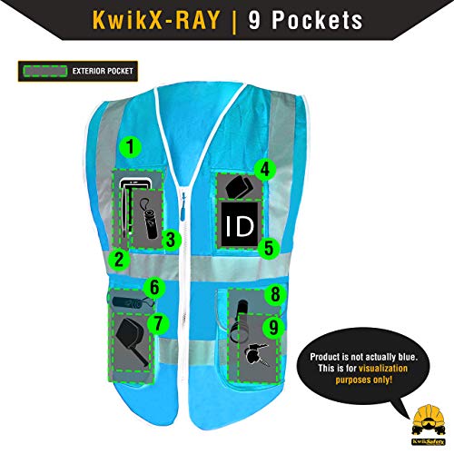 KwikSafety Charlotte, NC SUPERIOR 9 Pockets Class 2 ANSI High ...