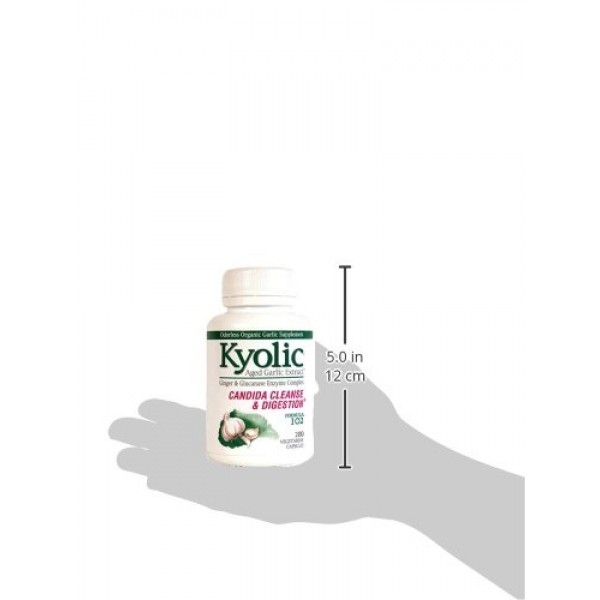 Kyolic Aged Garlic Extract Candida Cleanse and Digestion Formula1...