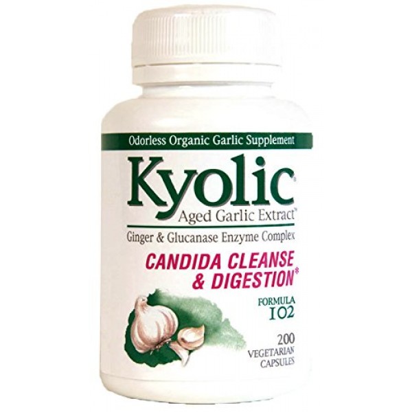 Kyolic Aged Garlic Extract Candida Cleanse and Digestion Formula1...