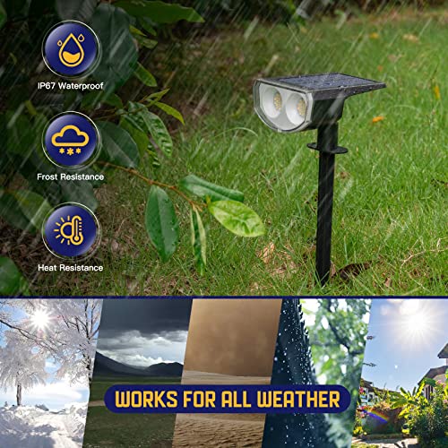 Kyosho Solar Outdoor Lights Waterproof IP67, 38 LEDs Solar Spot Li...