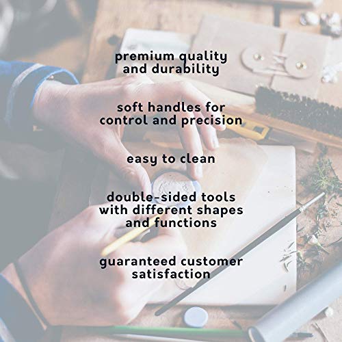 Pottery Tools by L&L - Clay Sculpting Tools for Clay Pottery - 30 ...