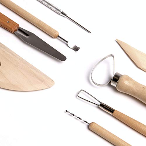 Pottery Tools by L&L - Clay Sculpting Tools for Clay Pottery - 30 ...