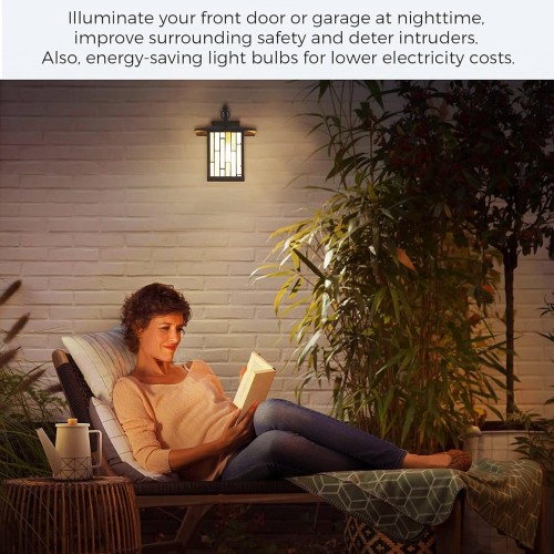 LOHAS Dusk to Dawn Sensor Light Bulbs, 40W Equivalent LED Outdoor Lighting