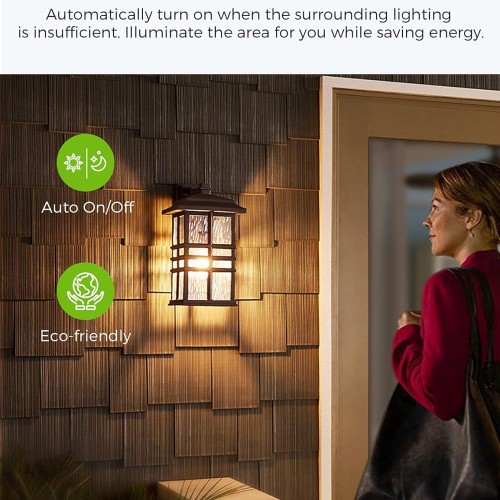 LOHAS Dusk to Dawn Sensor Light Bulbs, 40W Equivalent LED Outdoor Lighting