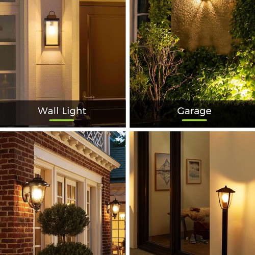 LOHAS Dusk to Dawn Sensor Light Bulbs, 40W Equivalent LED Outdoor Lighting