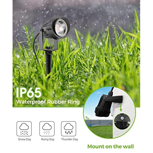 LOHAS Landscape LED Lighting Outdoor, Spotlights for Yard Pathway ...