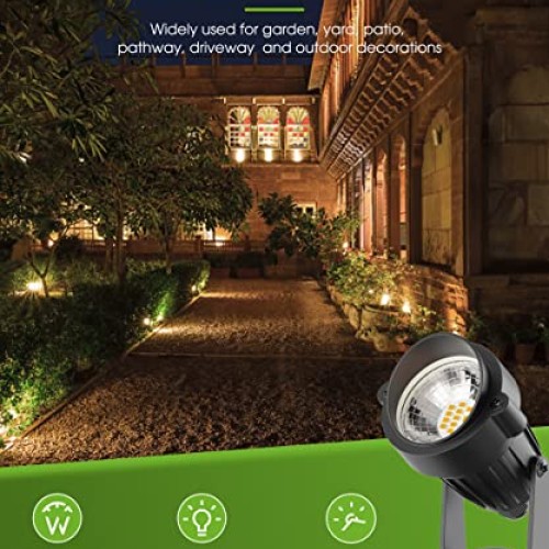 LOHAS Landscape LED Lighting Outdoor, Spotlights for Yard Pathway ...