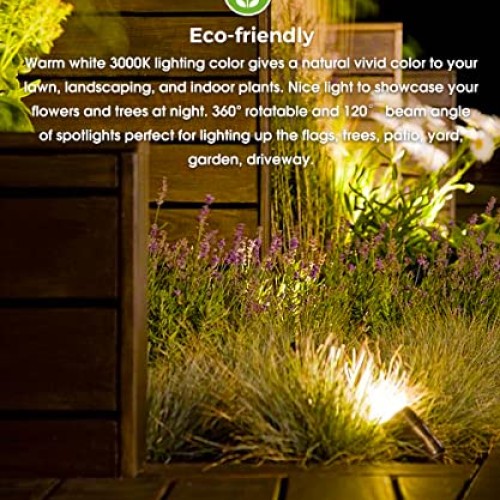 LOHAS Landscape LED Lighting Outdoor, Spotlights for Yard Pathway ...