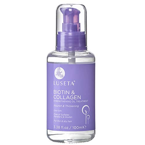 Luseta Biotin Hair Growth Serum, Hair Growth Oil for Thin & Dry Ha...