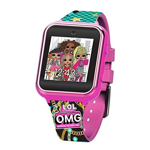 Accutime Kids LOL Surprise Pink Educational Learning Touchscreen S...
