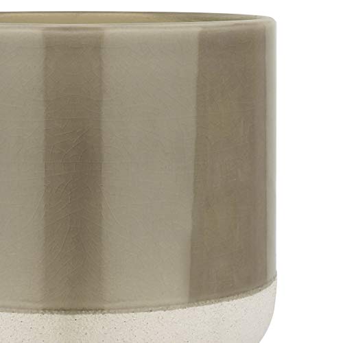 Ceramic Flower Plant Pots - 6.5 + 4.9 Inch Indoor Planters, Plant ...