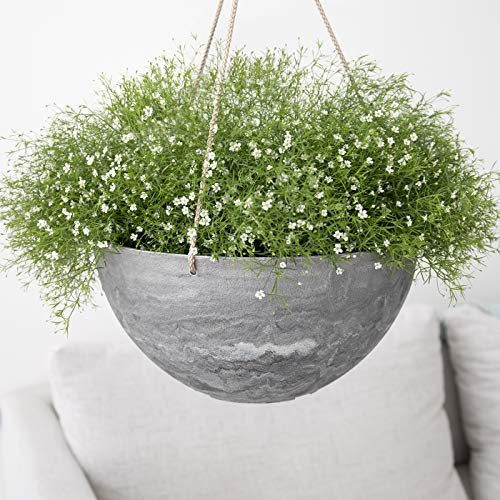Large Hanging Planters for Indoor Outdoor Plants,Hanging Flower Po...
