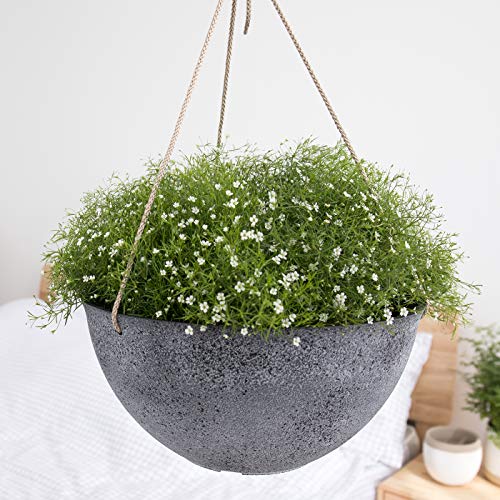 Large Hanging Planters for Outdoor Indoor Plants, Hanging Flower P...