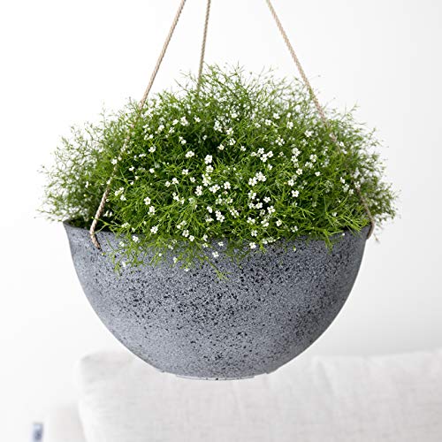 Large Hanging Planters for Outdoor Indoor Plants, Hanging Flower P...