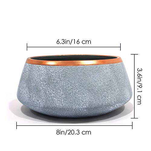 Large Succulent Planter Pots - Ceramic Indoor Outdoor Garden Pot w...