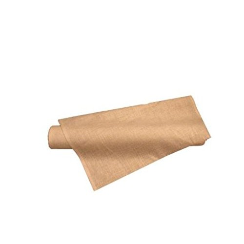 LA Linen Roll Burlap Fabric, 40-Inch Wide by 1-Yard Long, Natural,...