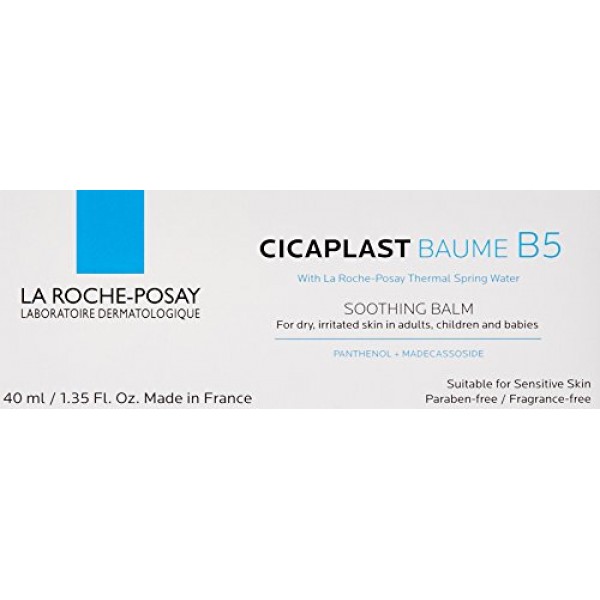La Roche-Posay Cicaplast Baume B5 Multi-Purpose Balm for Hands, Fa...
