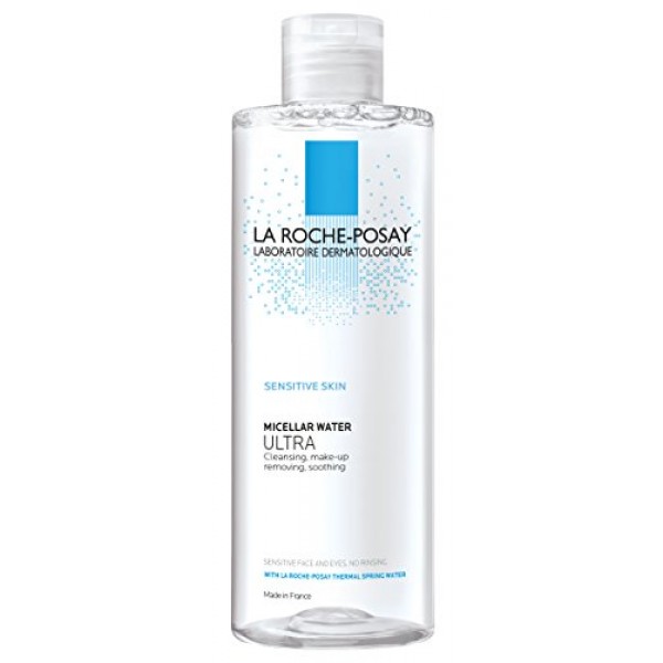 La Roche-Posay Micellar Cleansing Water Facial Cleanser and Makeup...