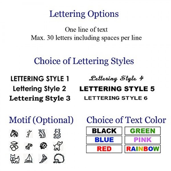 Label Weavers 72 Woven Sew-on Name Tapes/Tags for School/Camp/Care...