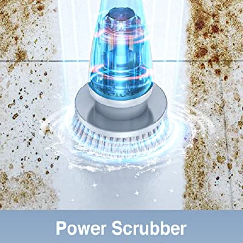 LABIGO Electric Spin Scrubber LA1 Pro, Cordless Spin Scrubber with...