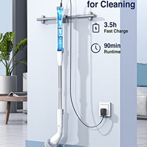 LABIGO Electric Spin Scrubber LA1 Pro, Cordless Spin Scrubber with...
