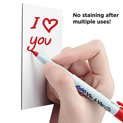 labphant Dry Erase Sticky Notes - 10 Pack of 4x6 Inch; Adhesive Fr...