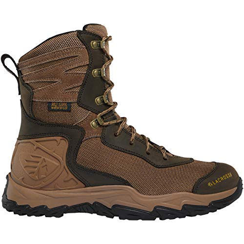 LaCrosse Mens 513360 Windrose 8 Waterproof Hunting Boot, Brown -...