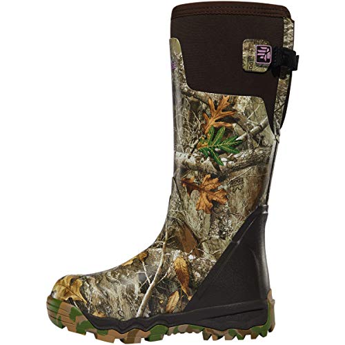 Lacrosse Womens Rubber Boot Hunting Shoe, Realtree Edge, 8