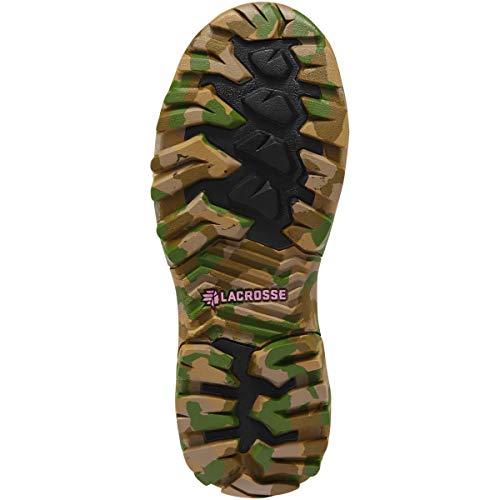 Lacrosse Womens Rubber Boot Hunting Shoe, Realtree Edge, 8