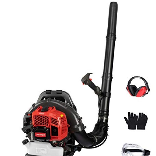 LaGinza LGB52 54CC 2-Cycle Gas 530 CFM 248 MPH Backpack Leaf Blower
