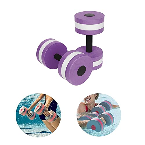 Lagukka Aquatic Dumbbell Set, 2PCS Water Dumbells Pool Resistance ...