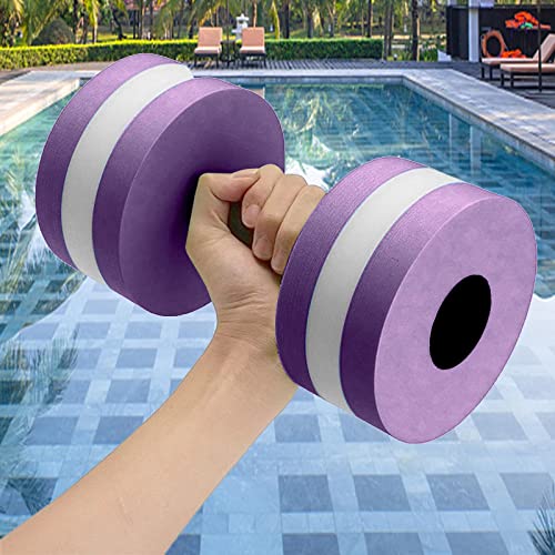 Lagukka Aquatic Dumbbell Set, 2PCS Water Dumbells Pool Resistance ...