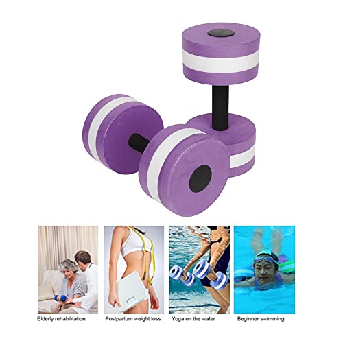 Lagukka Aquatic Dumbbell Set, 2PCS Water Dumbells Pool Resistance ...