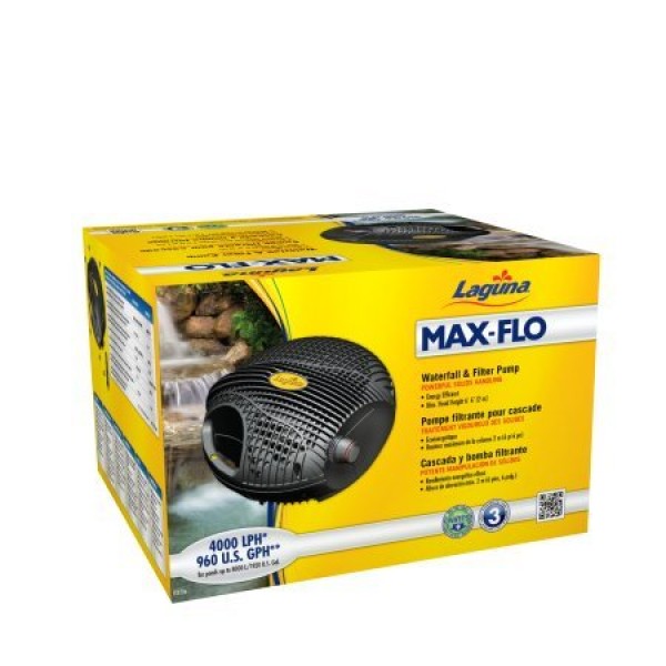 Laa Max-Flo 960 Waterfall and Filter Pump for Ponds Up to 1920-...