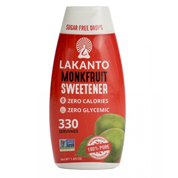 Lakanto Liquid Monkfruit Sweetener | Zero Calories | Original Flavor