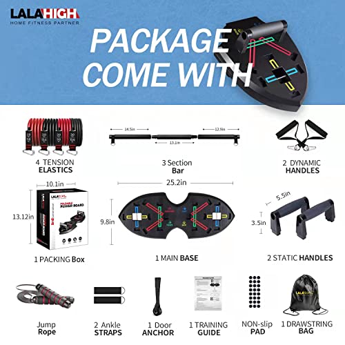 Ultimate Push Up board, Portable at Home Gym, Strength Training eq...