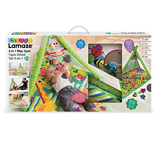 Lamaze LAMAZE - 4-in-1 Play Gym, an Open Mesh Play Tent and Tunnel...