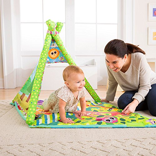 Lamaze LAMAZE - 4-in-1 Play Gym, an Open Mesh Play Tent and Tunnel...