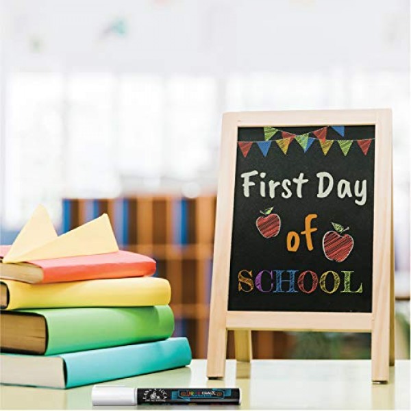 Liquid Chalk Markers for Blackboards - Bold Color Dry Erase Marker...