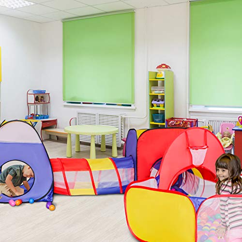 5pc Baby Ball Pits for Toddlers, Kids Play Tent and Play Tunnel, C...