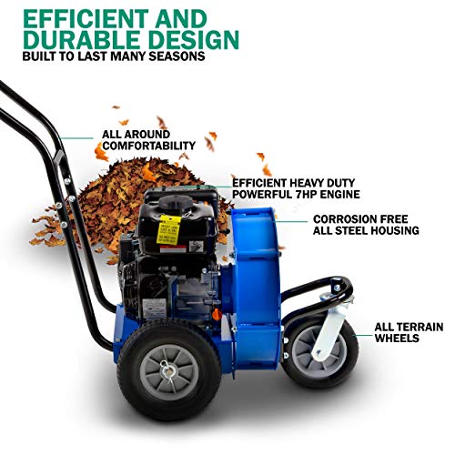 Landworks Leaf Blower Super Duty Wheeled Walk Behind Jet Sweep Man...
