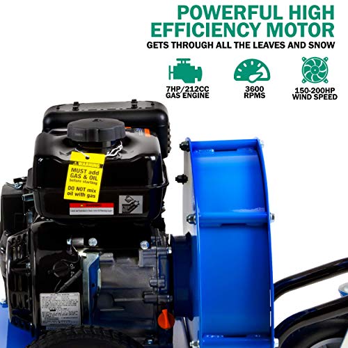 Landworks Leaf Blower Super Duty Wheeled Walk Behind Jet Sweep Man...